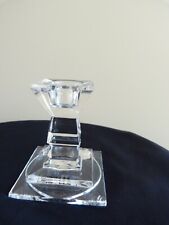 LANCEL Petit bougeoir en cristal signé 