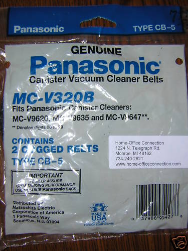 Panasonic canister vac - canister, vacuum