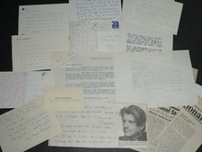 Maria AEBERSOLD - Ensemble de 16 documents divers : LAS Coupures de journaux ...