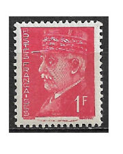 -Timbre FRANCE Neuf** YT 514 MI 521 Pétain Hourriez 1f rouge 1941 1942