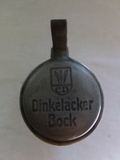 Ancienne chope à bière avec couvercle brasserie DINKELACKER