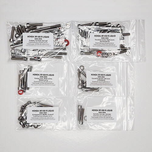 Honda 650 2000 2008 - r, kit