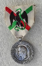 MEDAILLE EXPEDITION DU MEXIQUE campagne Second Empire 1862-1863 NAPOLEON III
