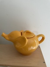 Théière Lipton Eléphant Jaune 1 L Céramique 25cm Vintage Thé