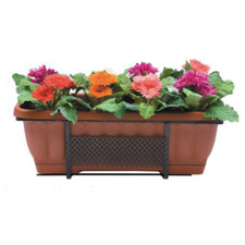 Fleuriste Balconi Vaso Rectangulaire 50 Cm En Fer Forgé Pour Balcon