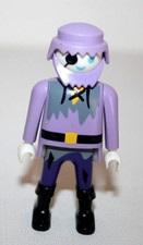 PLAYMOBIL SPECIAL 4572 PIRATE FANTOME CHAPEAU PLUME BLEUE INCOMPLET