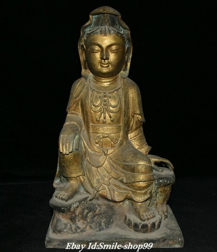 Old tibet temple bronze - 14.9",