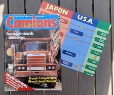 CAMIONS Magazine Nr 17 de 1984 - DAF FAG 2305 6*2/4 Bedford CF - Fiches + Poster