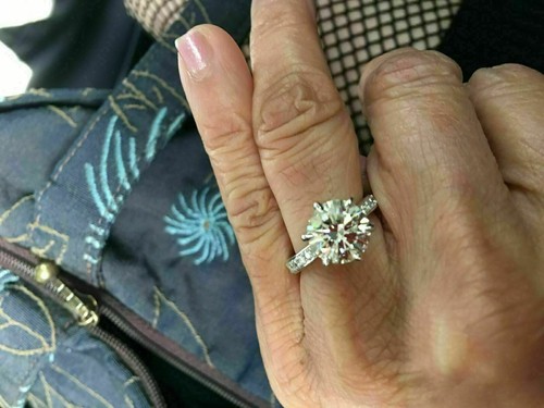 Bague fiançailles or - bague,