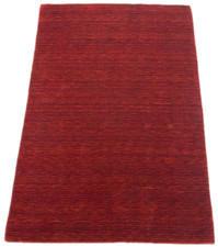 Tapis En Laine Fait Main De Haute Qualité Rouge Foncé 123x176 Cm S193