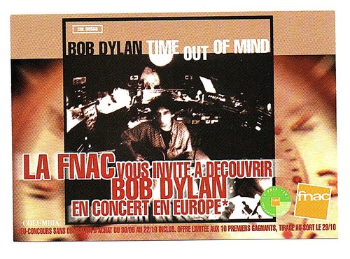 Flyer bob dylan time - bob, out