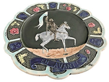 PLAT ASSIETTE BARBOTINE XIXe