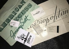 Rare JEREMY SCOTT 6 show INVITATIONS Ticket 1 LOOK BOOK 97- 2000 MEMORABILIA SET