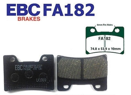 Ebc plaquettes frein fa182 - ebc,