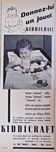 Publicité presse 1953 - de,