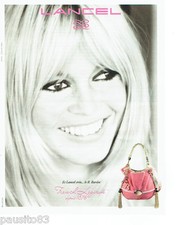 PUBLICITE ADVERTISING 086  2011  Lancel le sac Brigitte Bardot