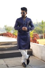 Indien Hommes Kurta Ensemble Pakistanais Pyjama Pour Mariage Fête Marié Sherwani