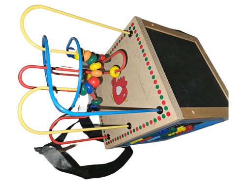 Cube activité bois - d'activité, en