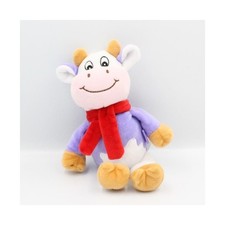 Doudou vache violet mauve