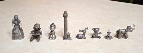 Vintage pewter figures - vintage,
