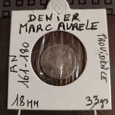 Pièce Romaine denier de Marc Aurélie 161/180