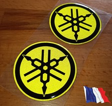 AUTOCOLLANT YAMAHA RESINE 3D MT125 MT09 MT07 R125 R6 R1  REF8