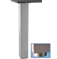 Pied de Table 82cm Réglable en Hauteur Support Jumbo Aspect Acier Inox 250 KG