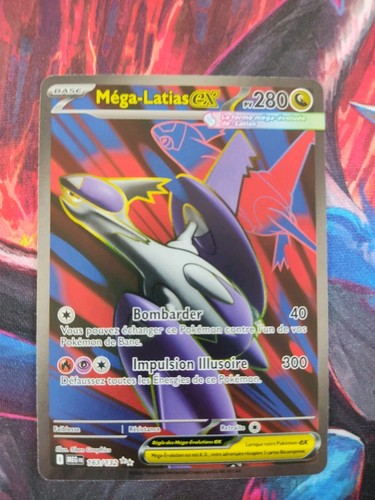 Carte pokémon méga latias - carte, ex