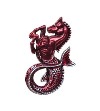 Broche bijou cheval marin