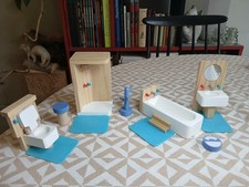 Maison de poupée BOIS - Salle