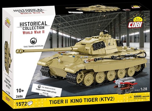 Cobi 2686 panzer tiger king - 2686,