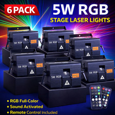 6PCS Stage Projector Laser