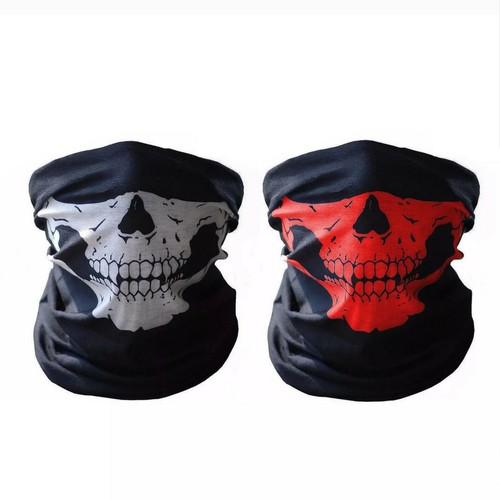 Ghost biker skull - hood, face