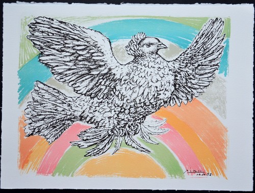 Superbe lithographie pablo - lithographie, de