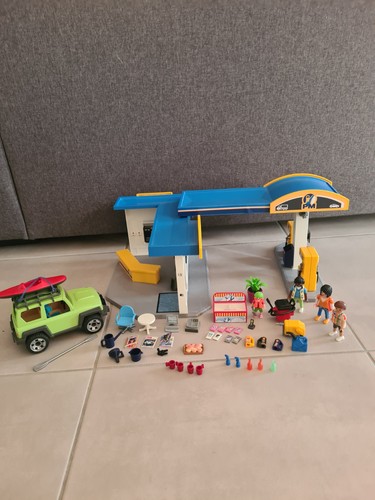 Station service playmobil - station,