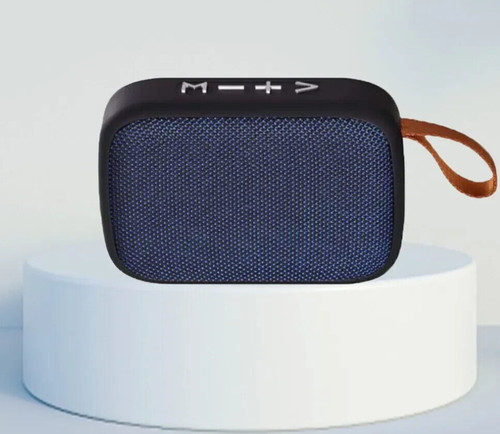 Enceinte bluetooth bleue - , haut