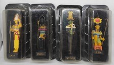 Lot 4 figurines HACHETTE les Dieux De L’Égypte ancienne KHEPRI HEH ANAT TATENEN