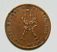 USA, GOLDEN MEDAL GUM Handbal Token 1930's 25mm 5g Brass, Rare. 1F.2