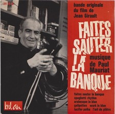 OST "FAITES SAUTER LA BANQUE" PAUL MAURIAT FRENCH ORG EP 45 PS 7"