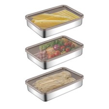 Jeu de 3 récipients à