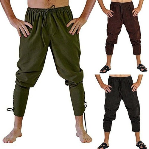 Pantalon médiéval viking - pantalon, à