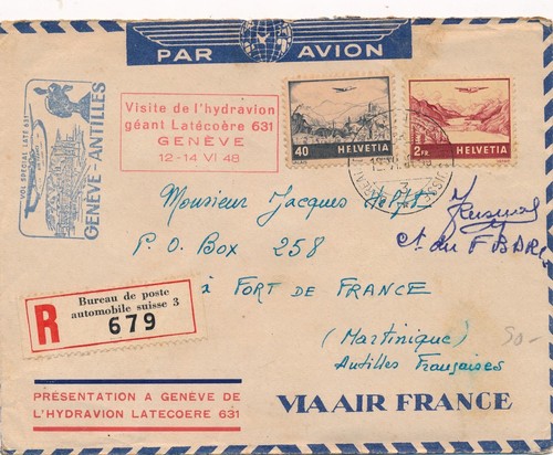 Lettre par avion - lettre, france