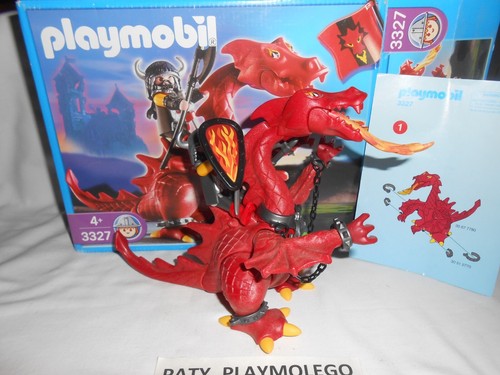 Ref 3327 dragon rouge son - rouge, et