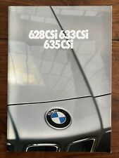 Brochure BMW SÉRIE 6 E24 628 CSi 633 CSi 635 CSi - Prospectus French 1981