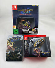 Monster Hunter Rise Edition Collector  + Manette Nintendo Switch Pro + Steelbook