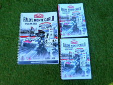 RARE ! 2 Road Books + Media Safety Book Rallye Monte Carlo 2022 MONACO ACM