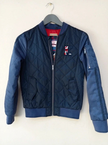 Ikks blouson bombers bleu - blouson,