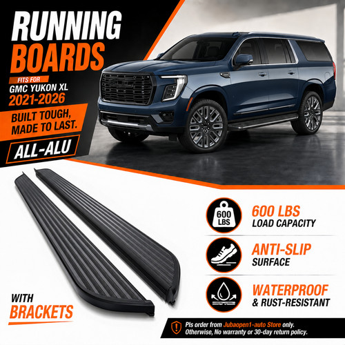 Side steps running boards fits - running,