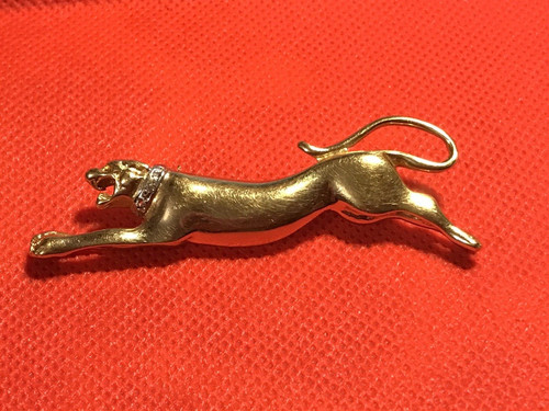 Ancienne broche plaqué - ancienne,