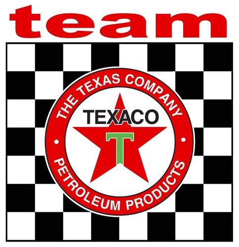 Team texaco sticker vinyle - texaco,